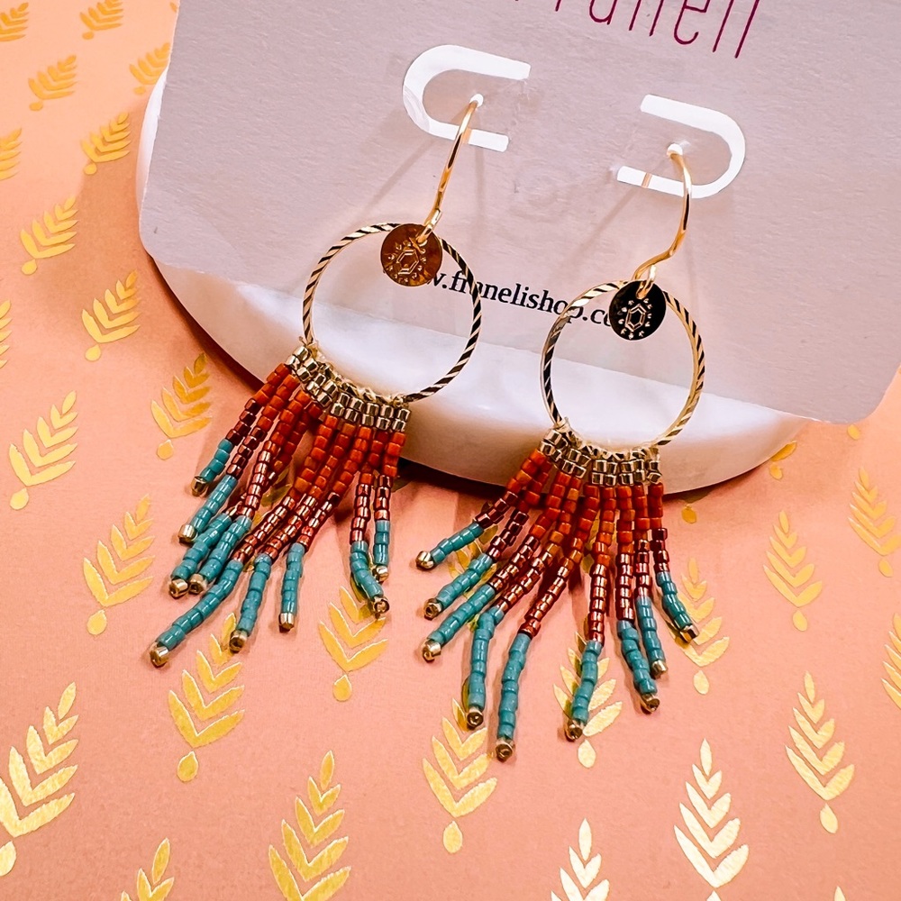 Handmade Japanese Miyuki Beads Hook Earrings